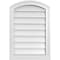 Ekena Millwork Arch Top Surface Mount PVC Gable Vent: Functional, w/ 2"W x 2"P Brickmould Sill Frame, 18"W x 26"H GVPAR18X2603SF - alternate 1